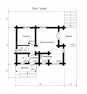 Проект одноэтажного деревянного дома с мансардой Rg3950 План2